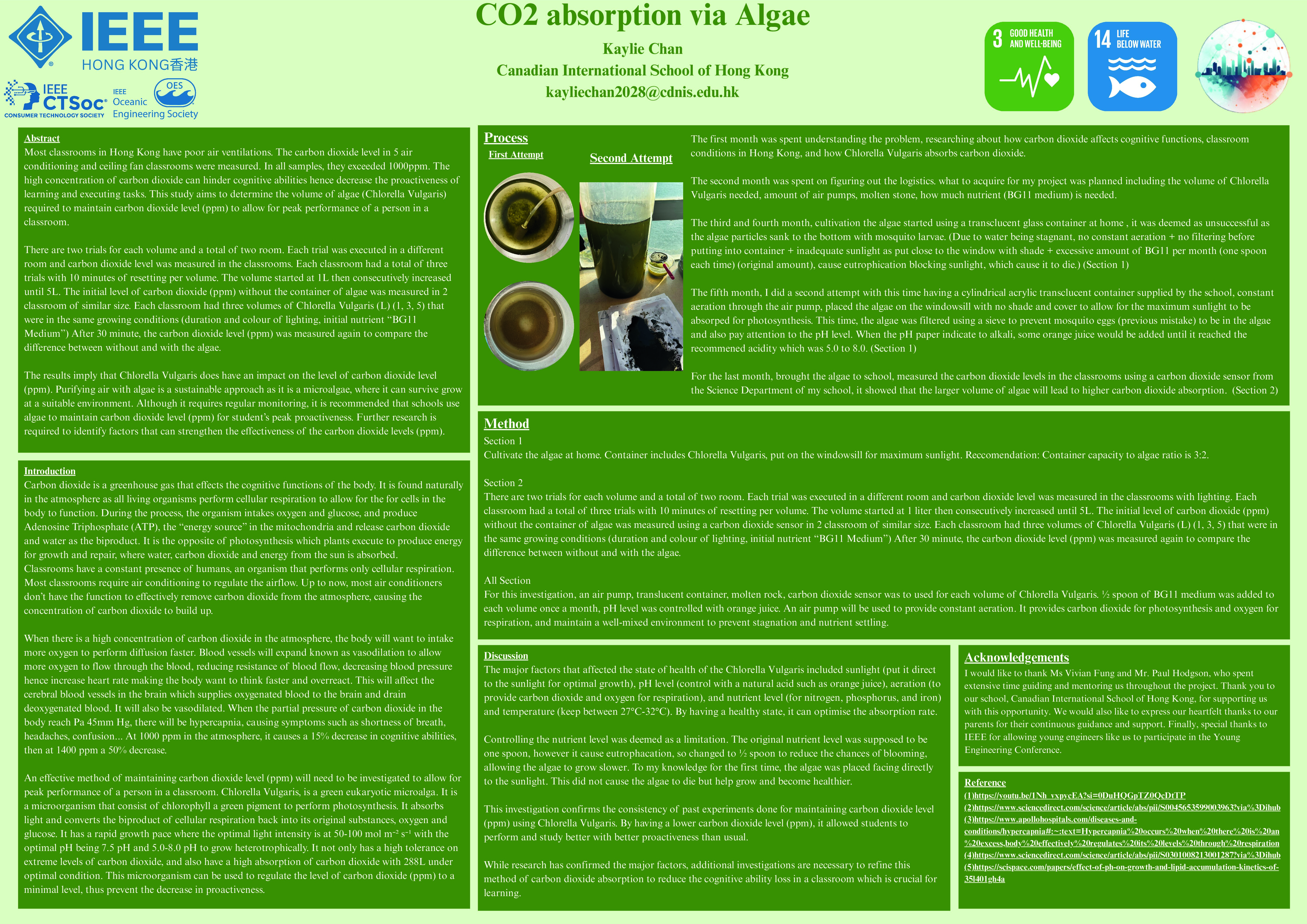 CO2 Absorption Via Algae 1 Pdf